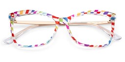 Isaebella Butterfly Colorful Glasses2