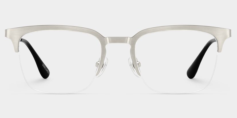 Peyton Silver Browline Glasses
