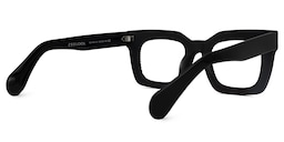 Keisa Square Black Glasses3