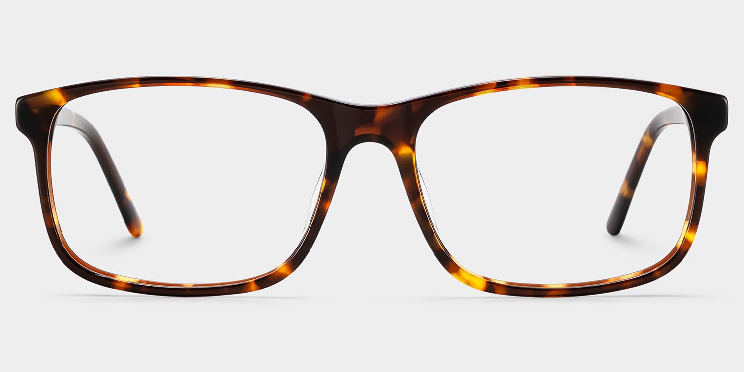 Connie Brown Rectangle Acetate Frame Glasses for Men | ZEELOOL1