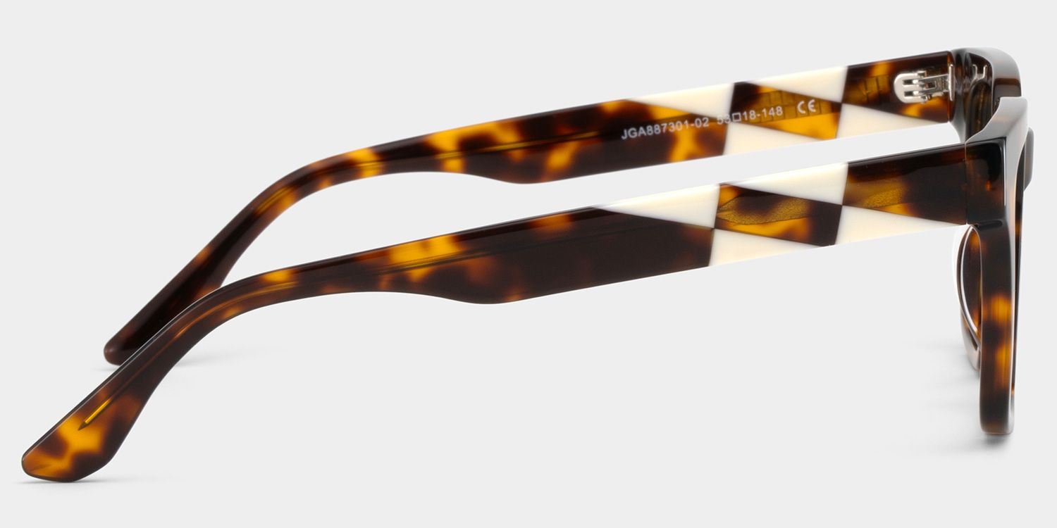 Harriet Square Tortoise Frame Eyeglasses for Man| ZEELOOL4