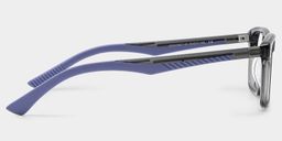 Bastian Gray Rectangle Glasses4
