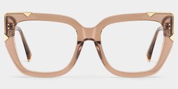 Dax Square Beige Glasses1