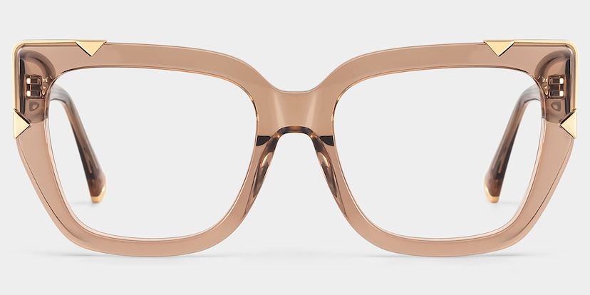 Dax Square Beige Glasses