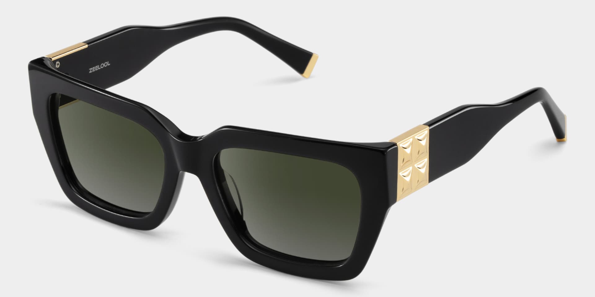 Maddox Black  Frame Glasses with Square Frame Online | ZEELOOL4
