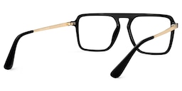 Briannie Aviator Black Glasses3