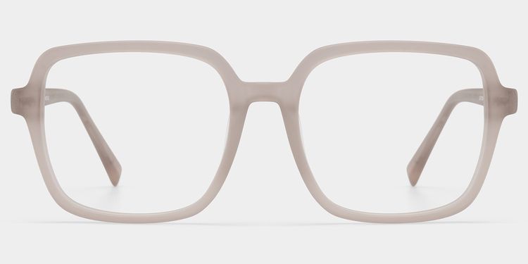 Kenneth Khaki Square Glasses