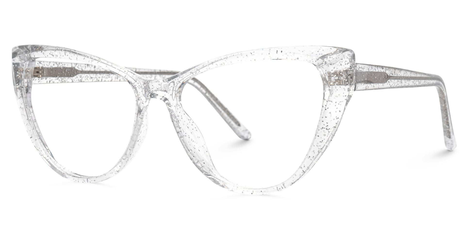 Tarun Cateye Crystal Frame Glasses | Zeelool Optical1