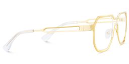 Hype Geometric Gold Glasses5