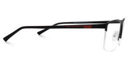 Graniela Black Rectangle Glasses3