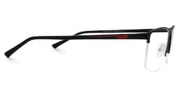 Graniela Rectangle Black Glasses2