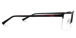 Graniela Rectangle Black Glasses2