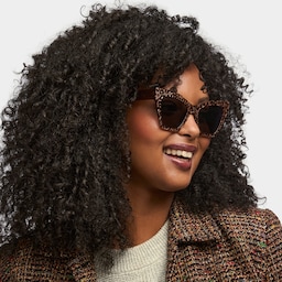 Ansyah Cateye Leopard Glasses1