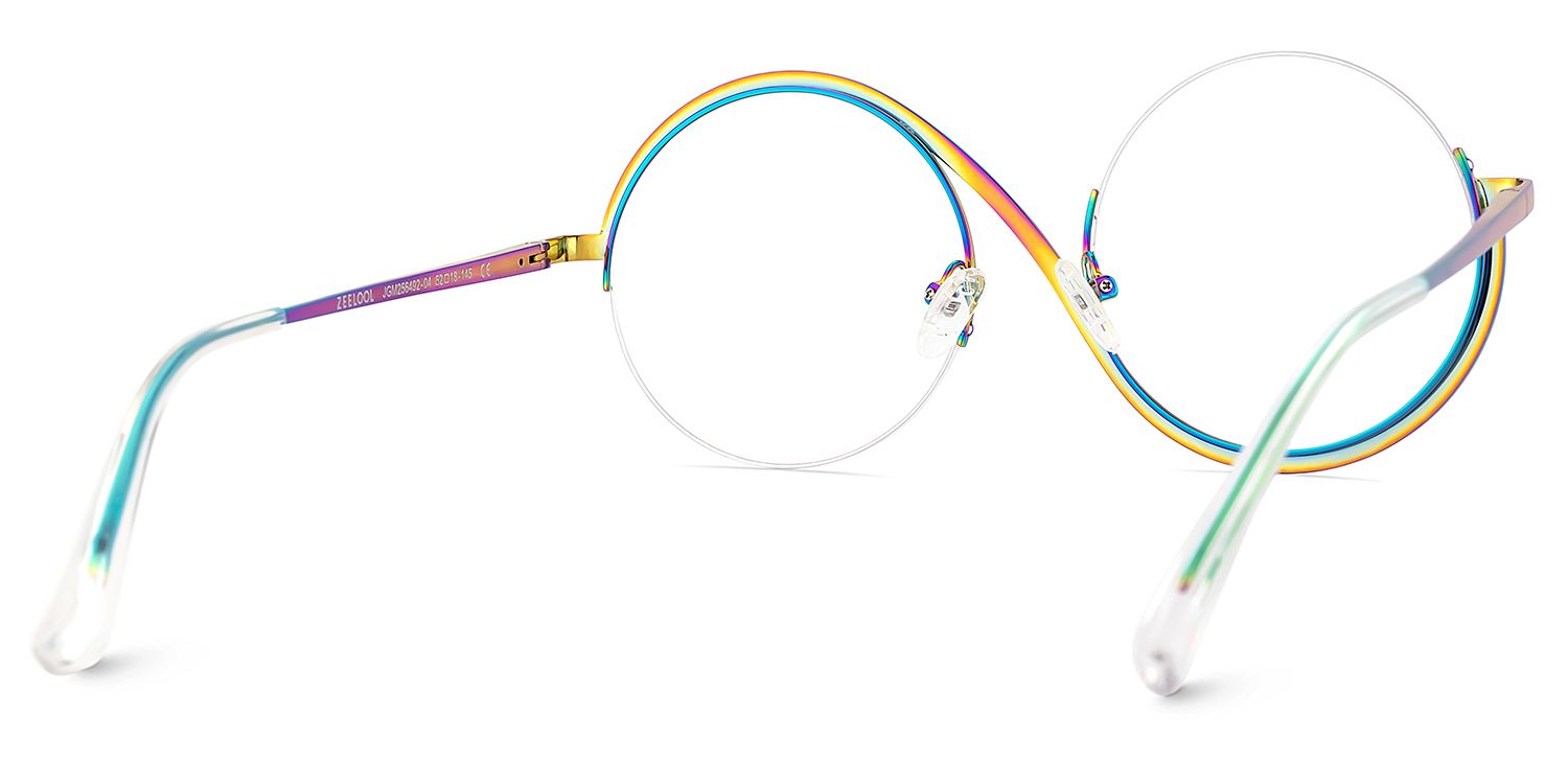 Women's Half Frame Glasses With Diamonds5