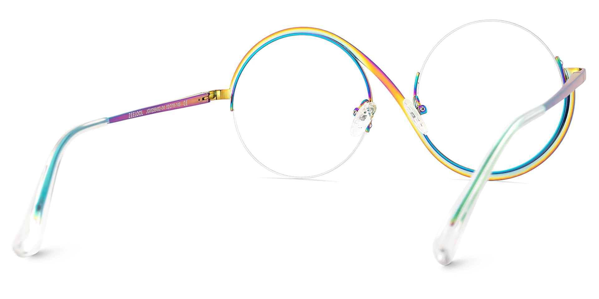 Women's Half Frame Glasses With Diamonds5