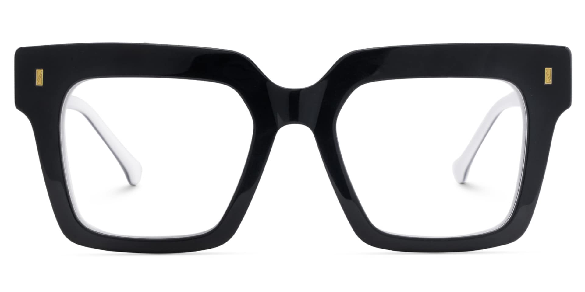 Square Black Eyeglasses - Gilberto Acetate Frame Glasses0
