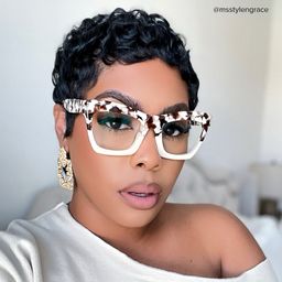 Benitez Square Two-Tone Glasses5