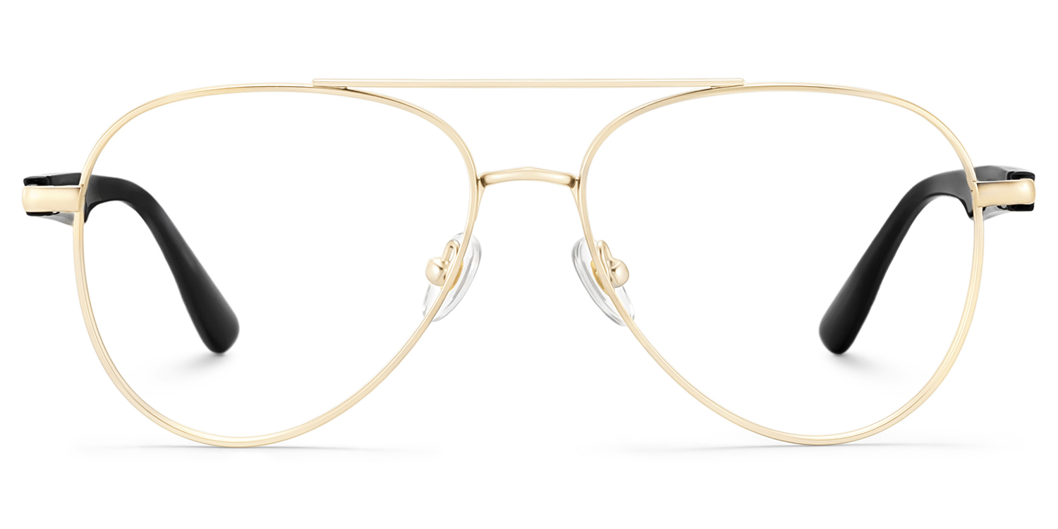 Aspen Gold Aviator Mixed Frame Glasses for Men | ZEELOOL