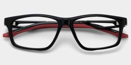 Emory Black Rectangle Glasses2