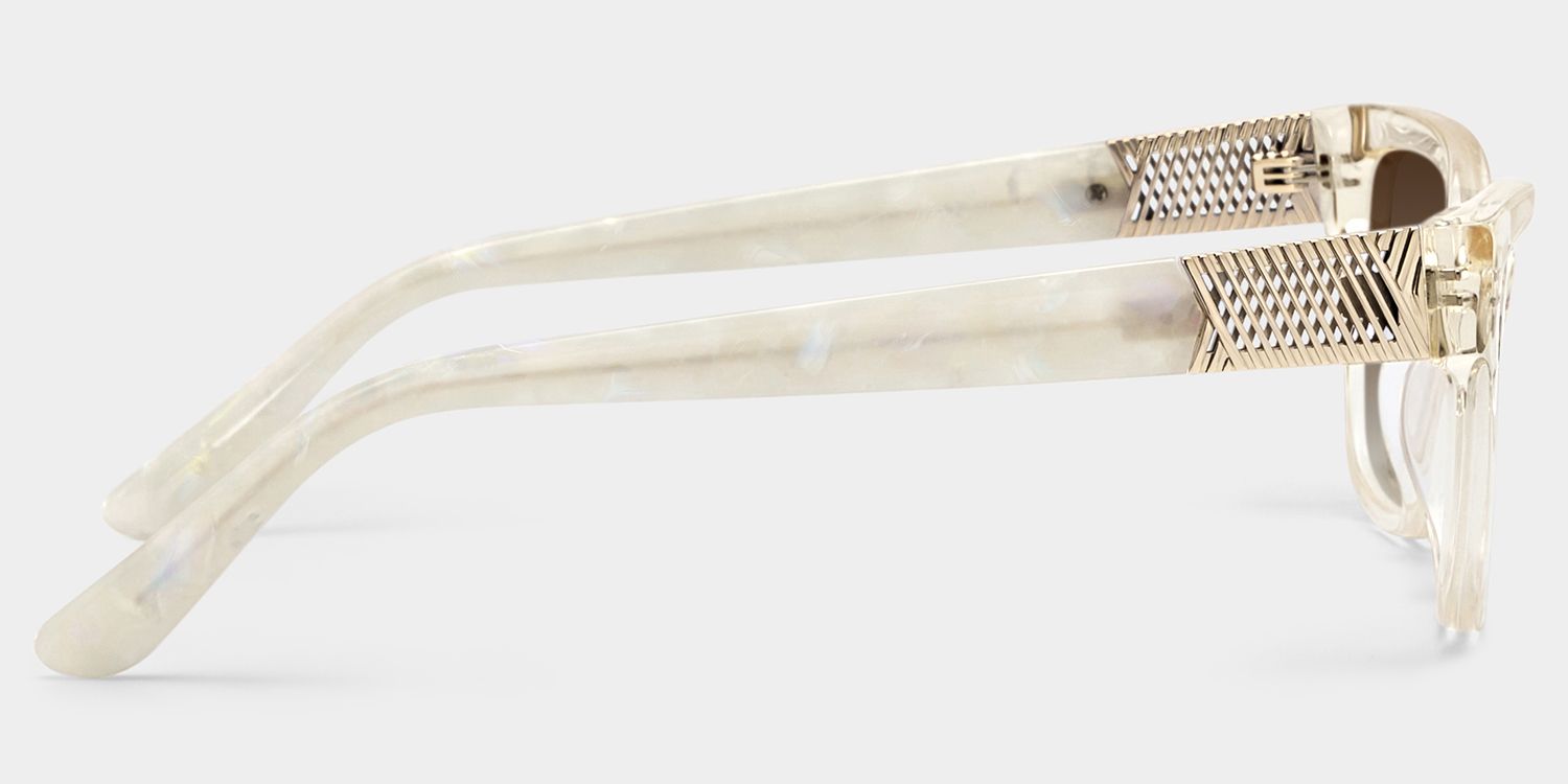 Miranda Cat Eye Clear Yellow Frame Sunglasses Online | ZEELOOL3