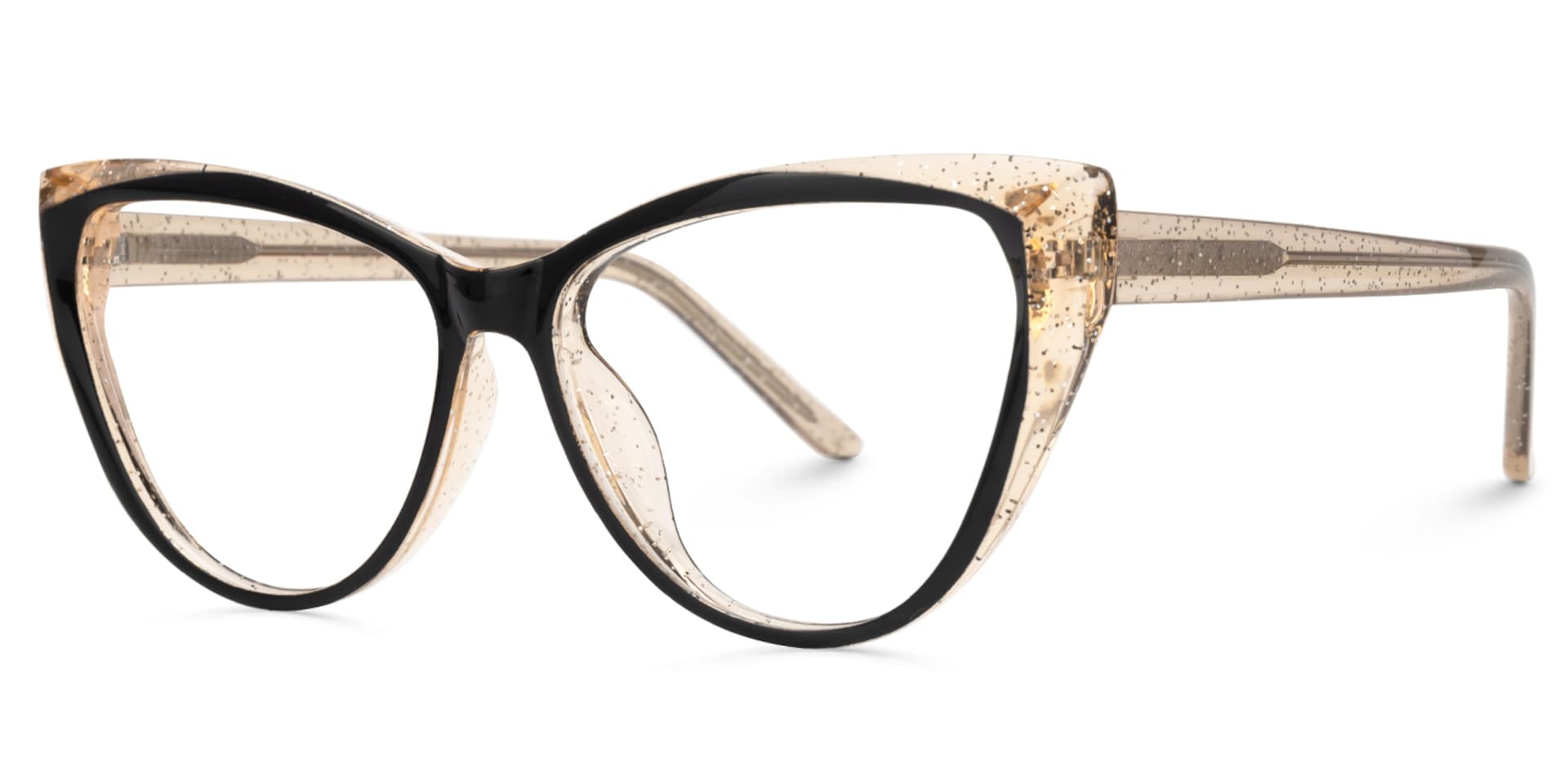 Tarun Cateye Champagne Glasses | Zeelool Glasses1