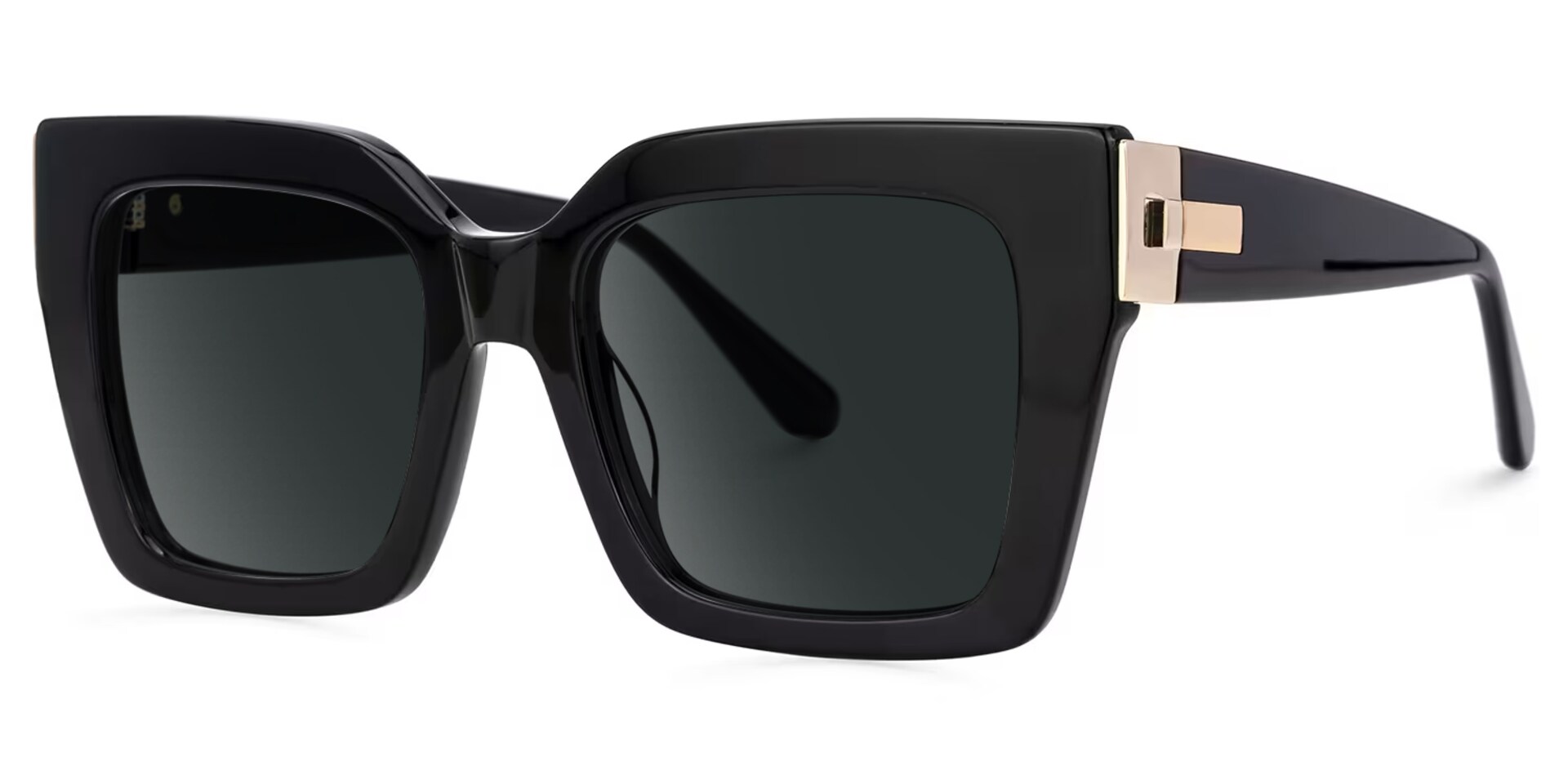 Josiah Black Square Designer Sunglasses1