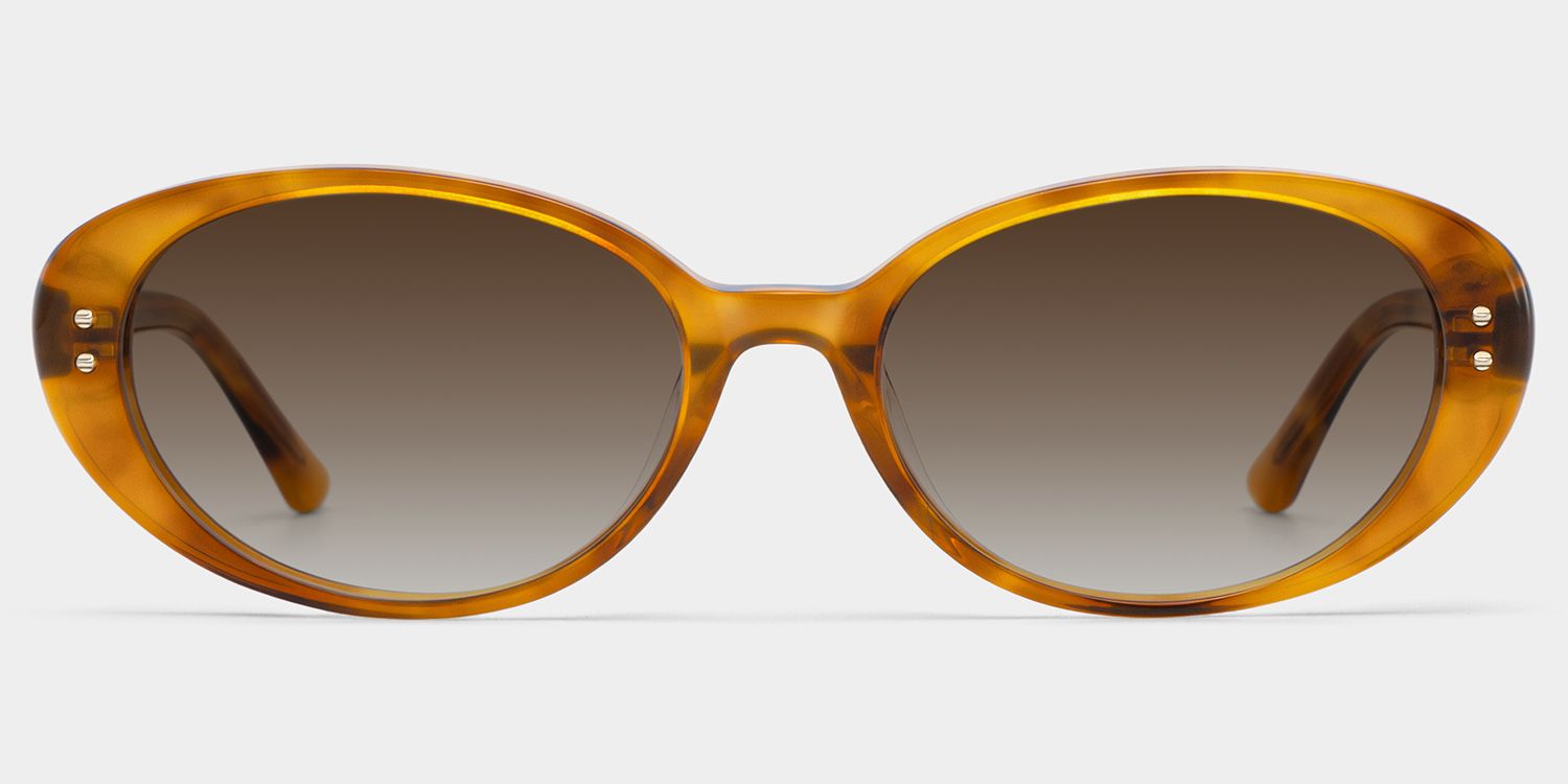 Lennon Oval Black Sunglasses for Women & Men | ZEELOOL