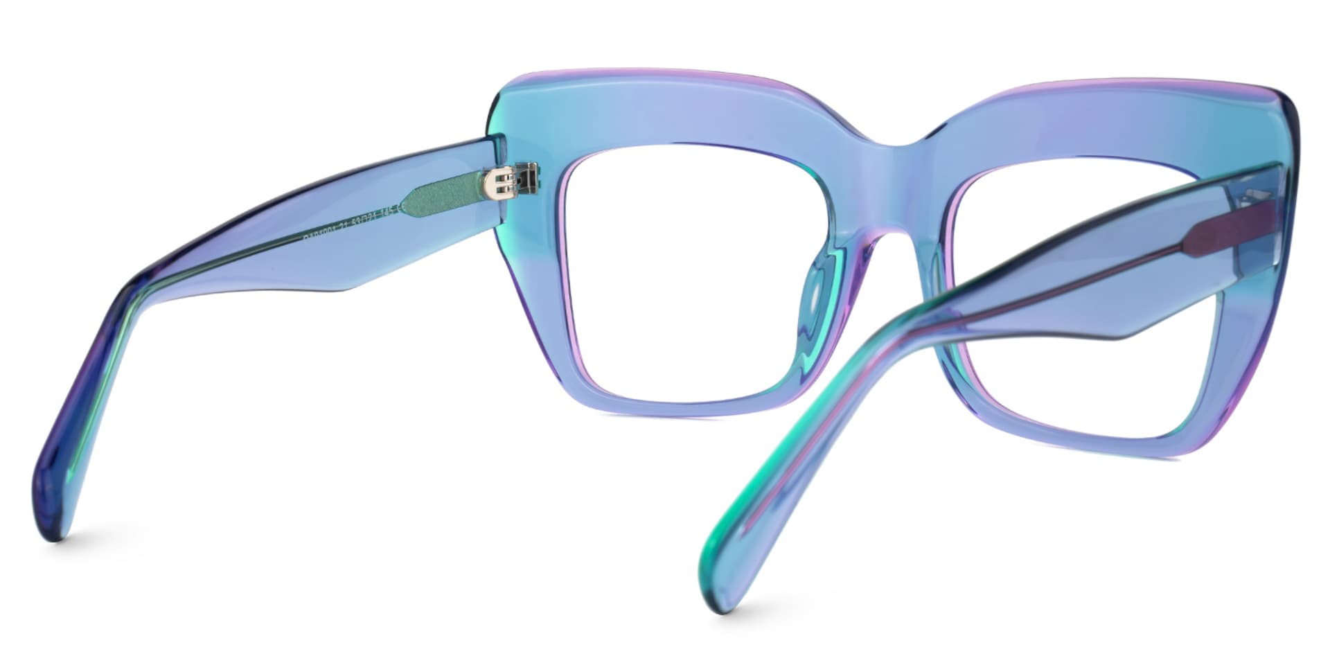 Charmaine Cat Eye Light-Purple Glasses | Zeelool Glasses3