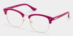 Lasha Pink Browline Glasses3