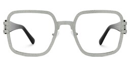 Rudolph Square Silver Glasses1