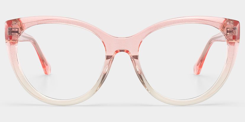 Kiera  Cat-eye Pink Glasses
