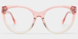 Kiera Pink Cat eye Glasses1