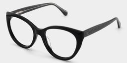 Kiera  Cat-eye Black Glasses3