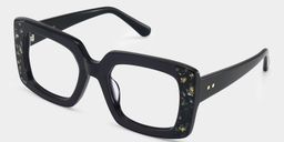 Sable Square Black Glasses3