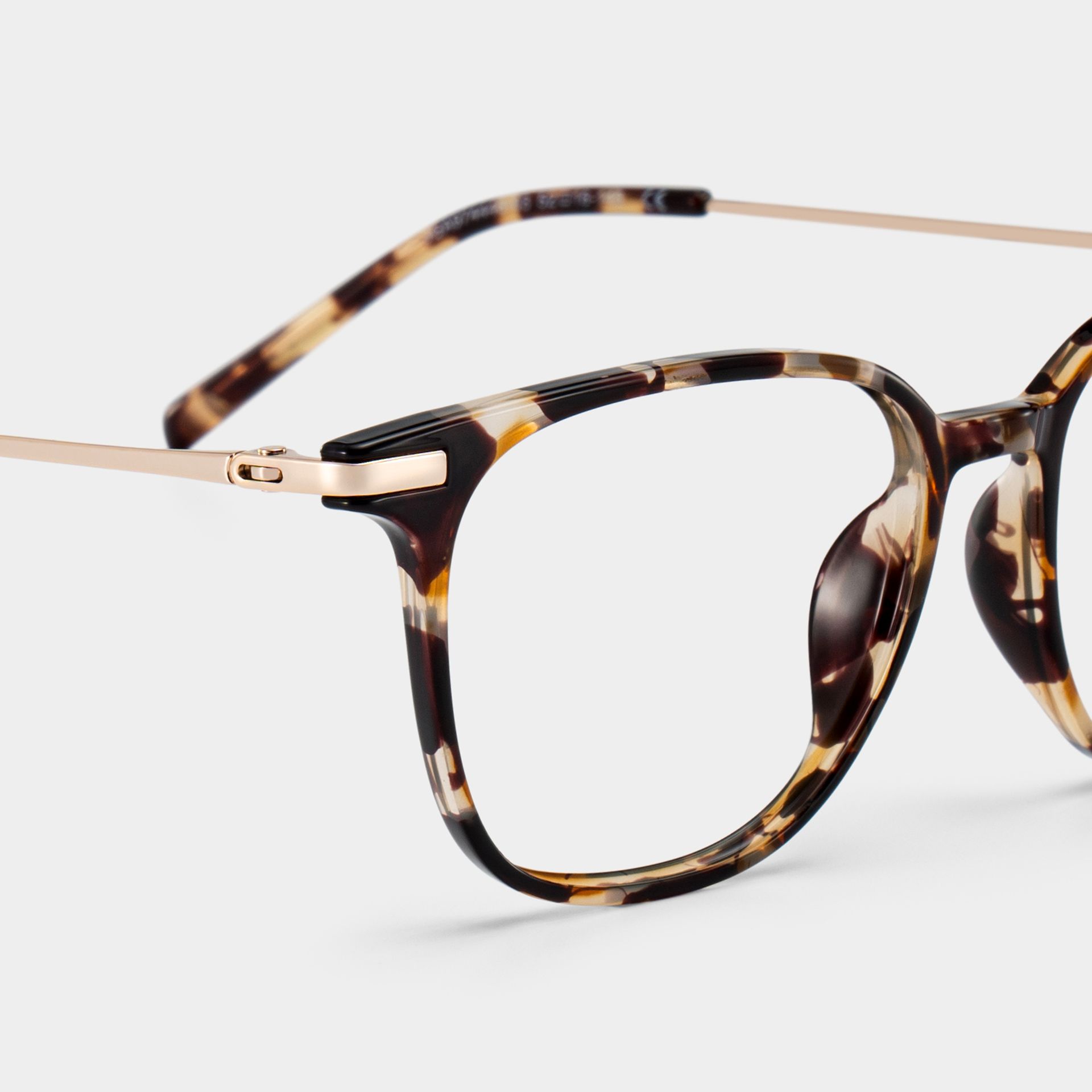 Florence Rectangular Tortoise Shell Eyeglass Frames for Women | ZEELOOL5