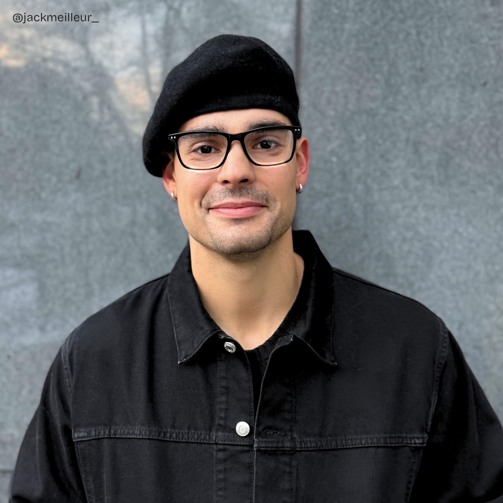 Eleanor Men's Black Rectangular Eyeglasses in TR90 for Men | ZEELOOL6