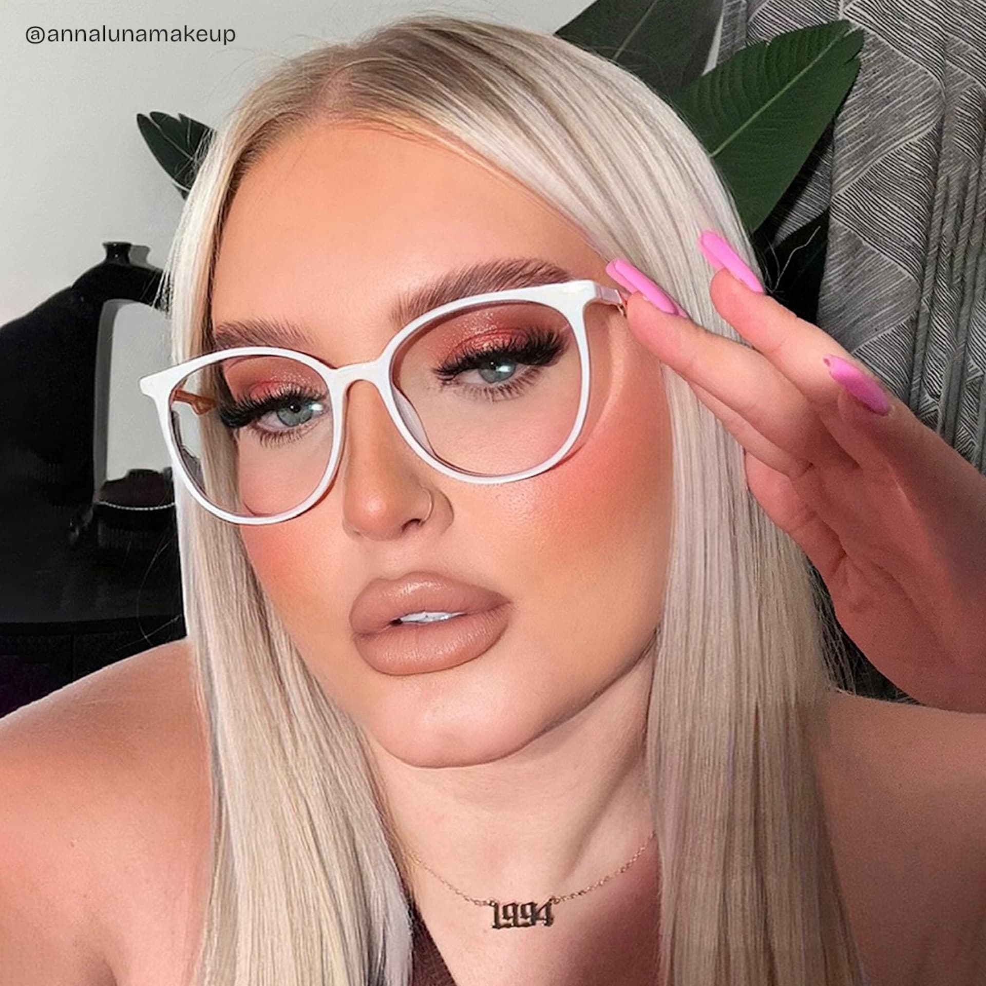 Chanty Round White Thin Frame Glasses | Zeelool Optical10