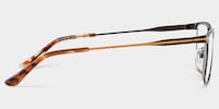 Roxana Rectangle Brown Glasses4