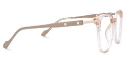Simoni Round Beige Glasses3
