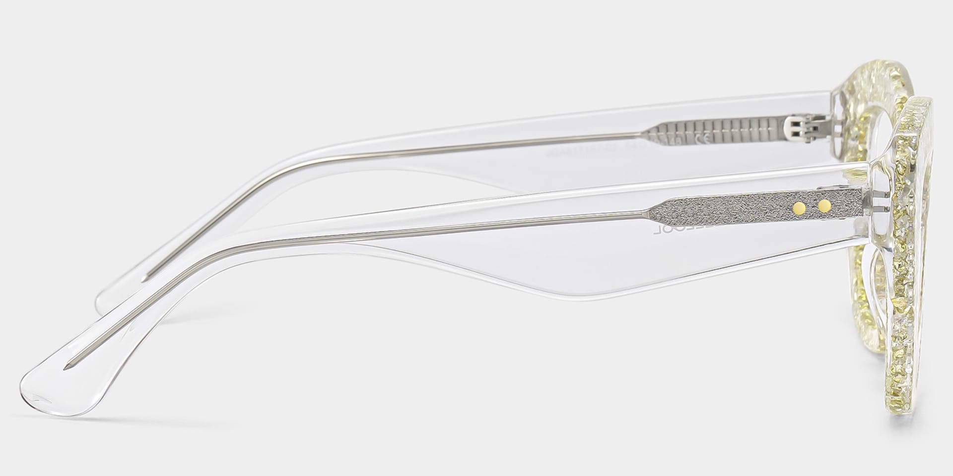 Giselle Cat-eye Clear Rhinestone Glasses Frames | ZEELOOL5