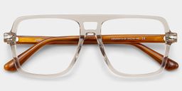 Easton Beige Aviator Glasses2