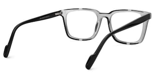 Hazeley Rectangle Black Glasses3