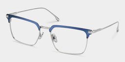 Addison Blue Browline Glasses2