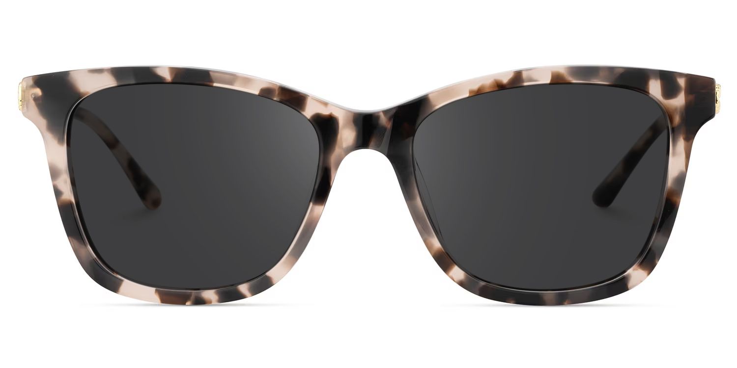 Large Rectangle Eyeglasses With Woven Metal Temples0