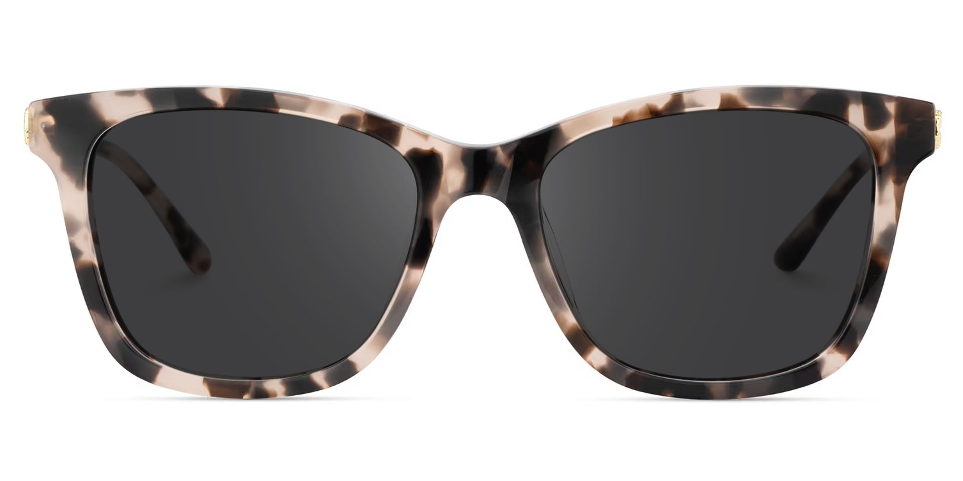 Large Rectangle Eyeglasses With Woven Metal Temples0