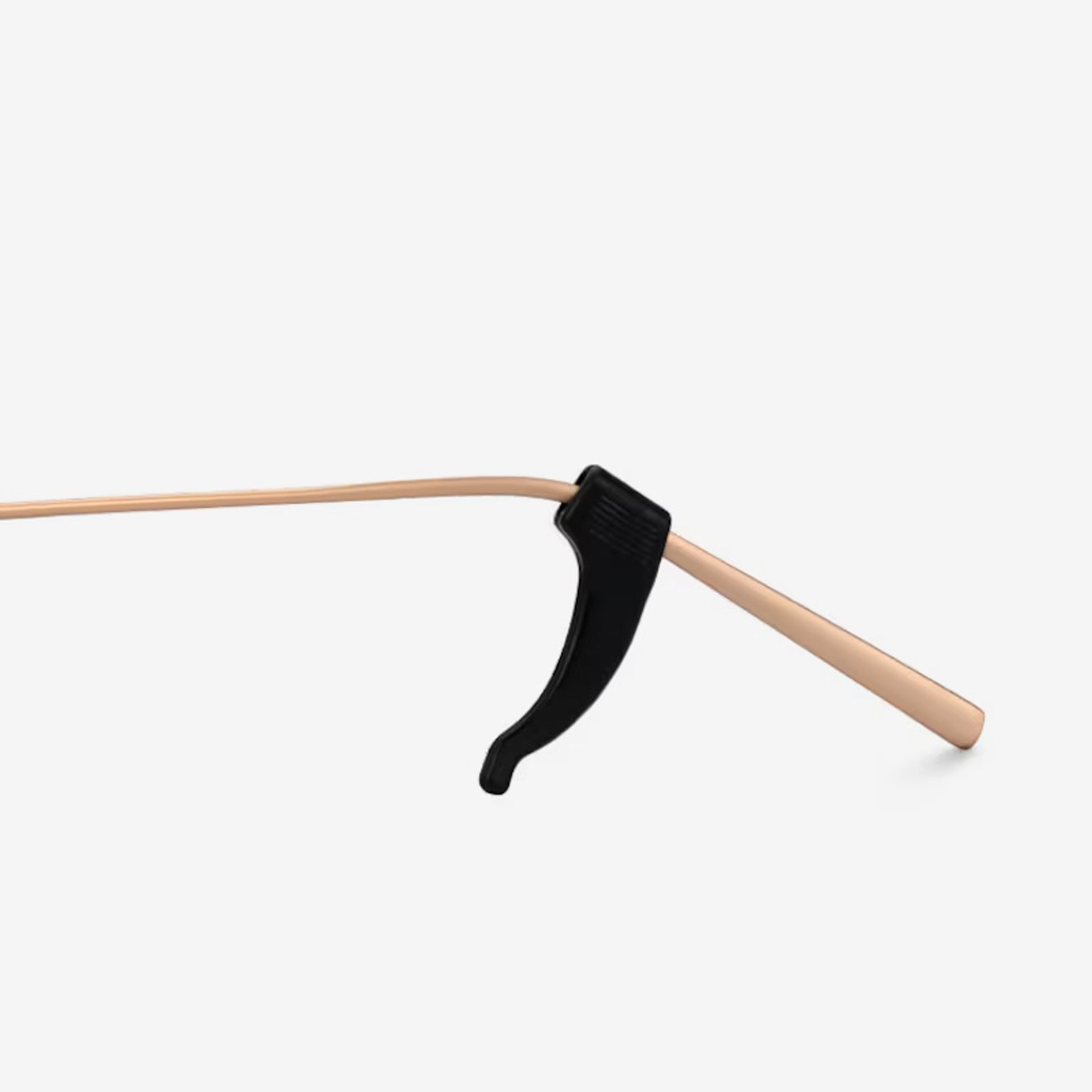 Non-Slip Ear Grip Accessories For Glasses in Black-White Color3