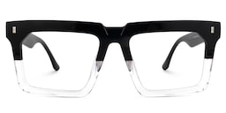 Moreland Rectangle Two-Tone Glasses0