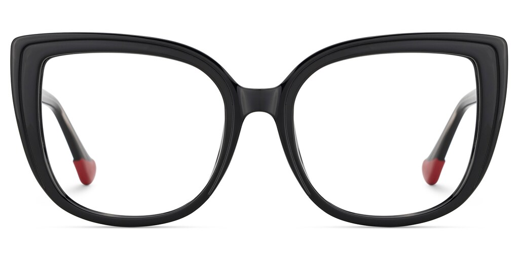 Fenn Cateye Black Glasses