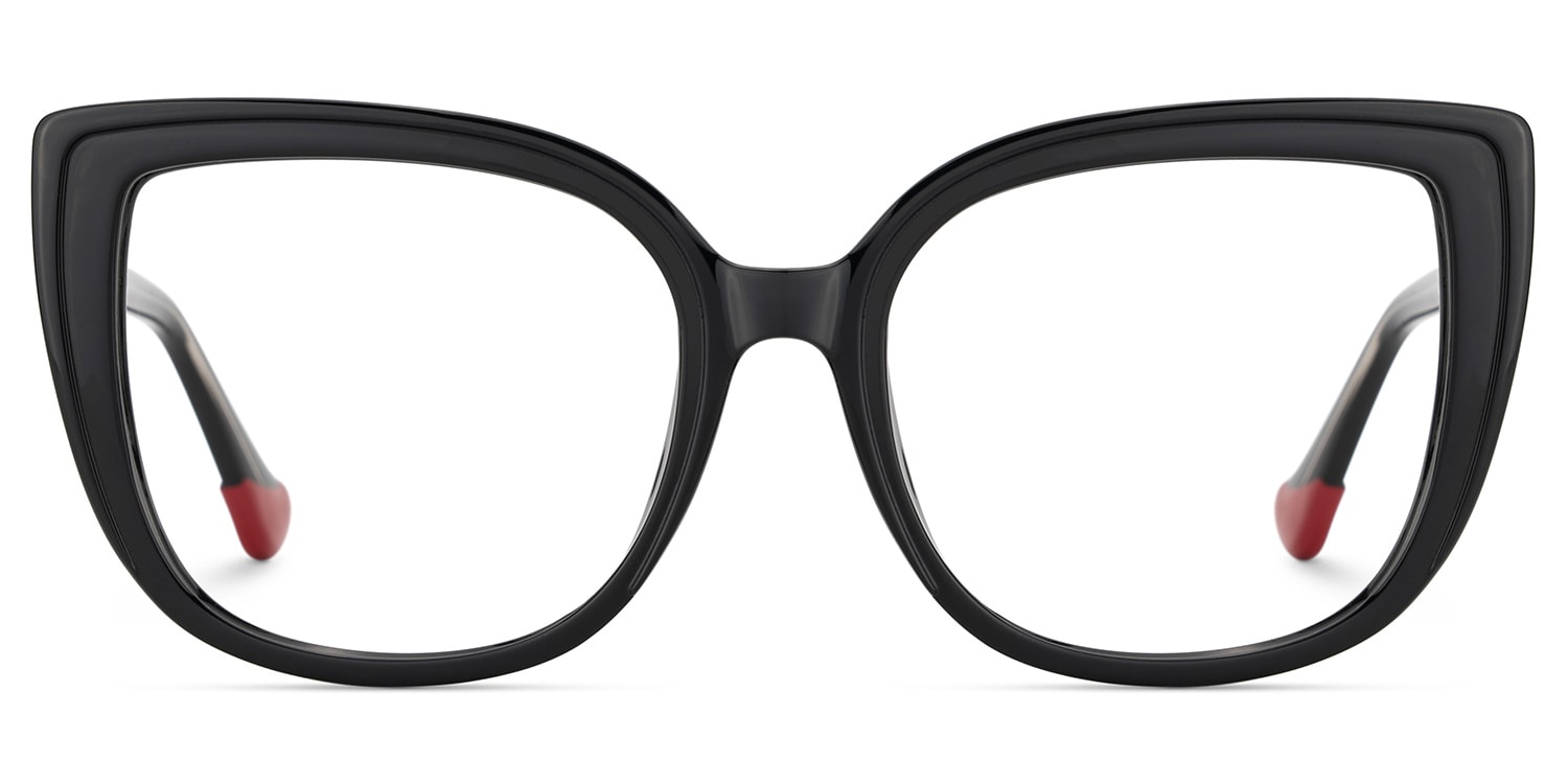 Fenn Cateye Black Glasses