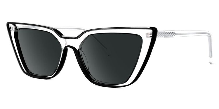 Yosef Black Cat eye Sunglasses